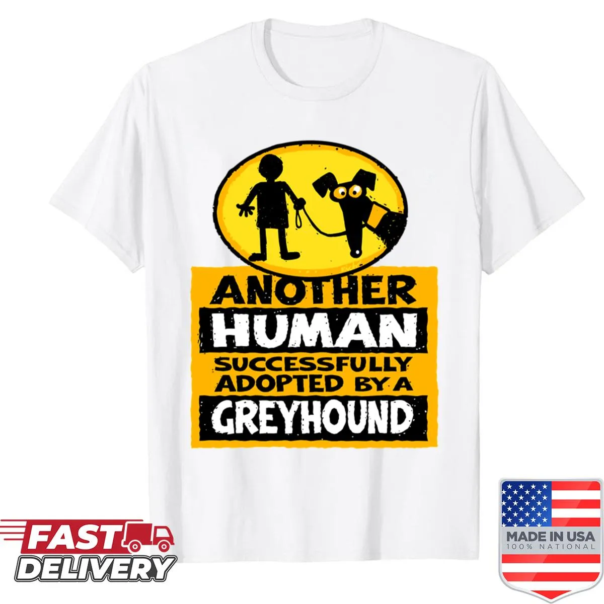 Minimalist shirt featuring the text Another Human