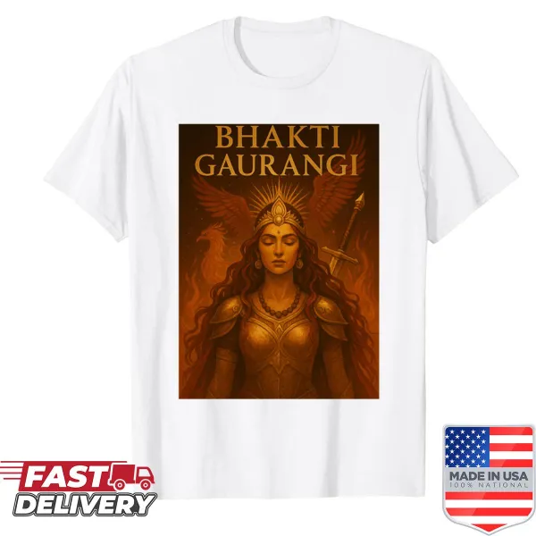 Spiritual shirt reflecting Bhakti principles and beliefs