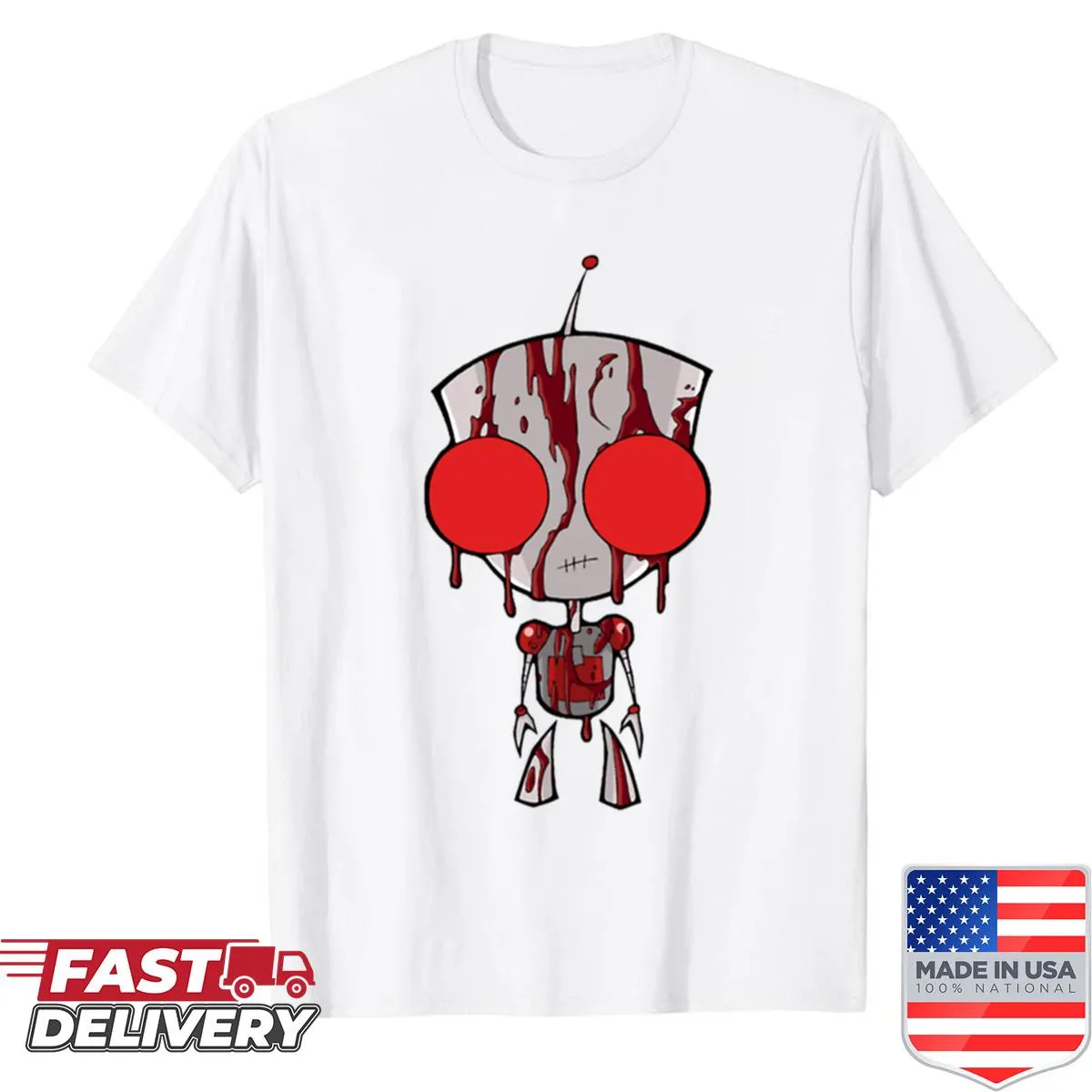 Edgy shirt with the phrase Bloody Gir
