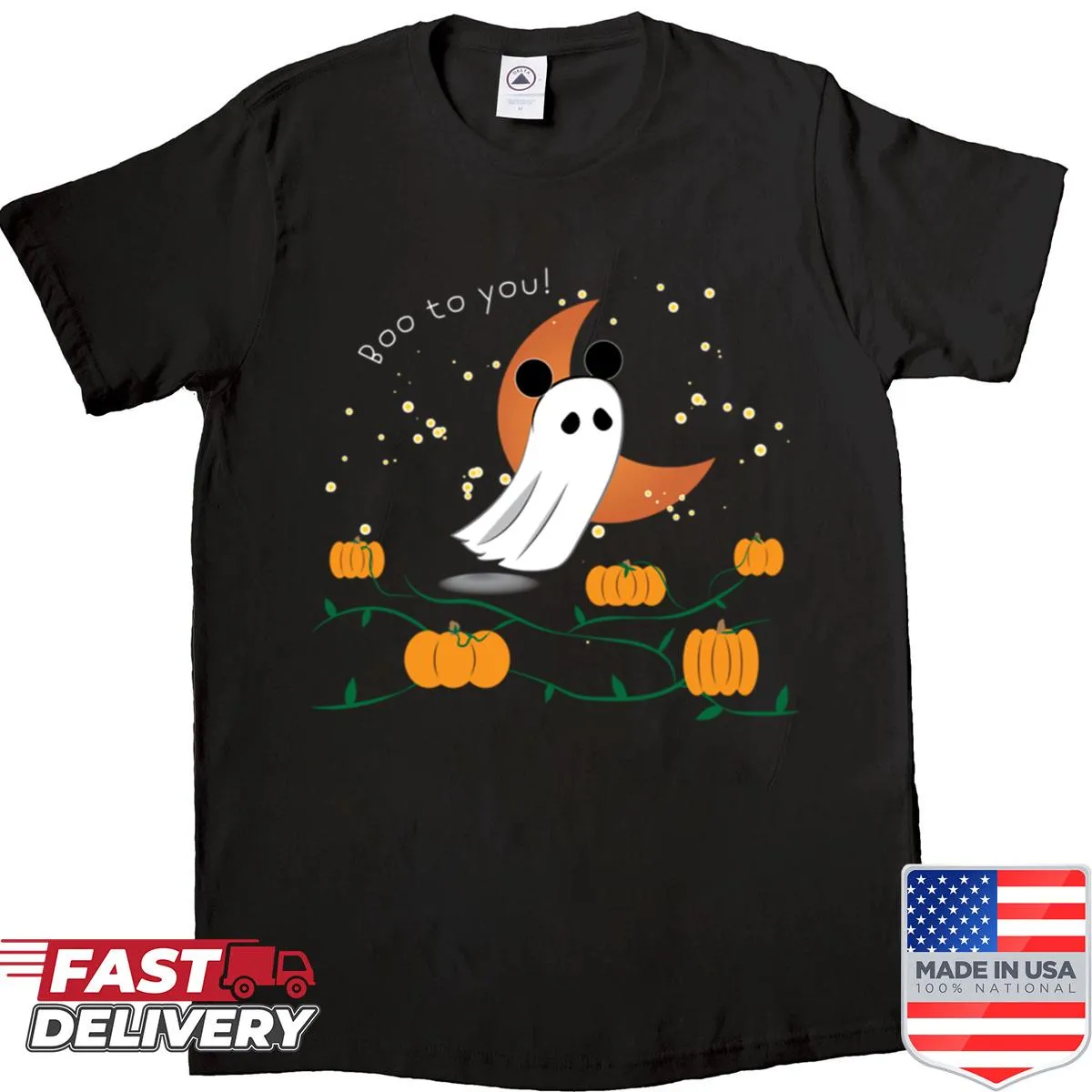 Text graphic saying 'Boo To You!' for Halloween