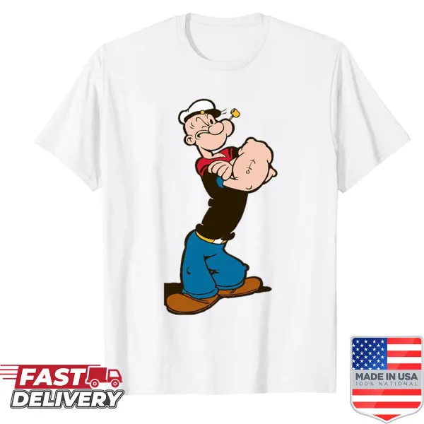 Cartoon shirt featuring Popeye the sailor