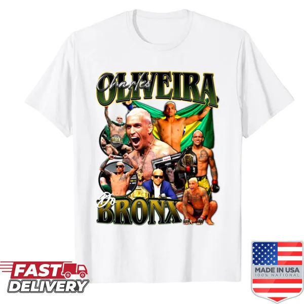 Vintage-style Charles Oliveira Do Bronx shirt