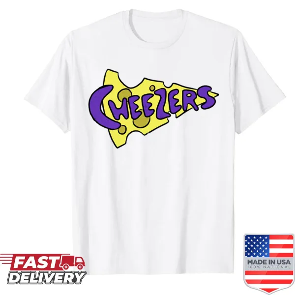 Regular Show Cheezers restaurant logo t-shirt design