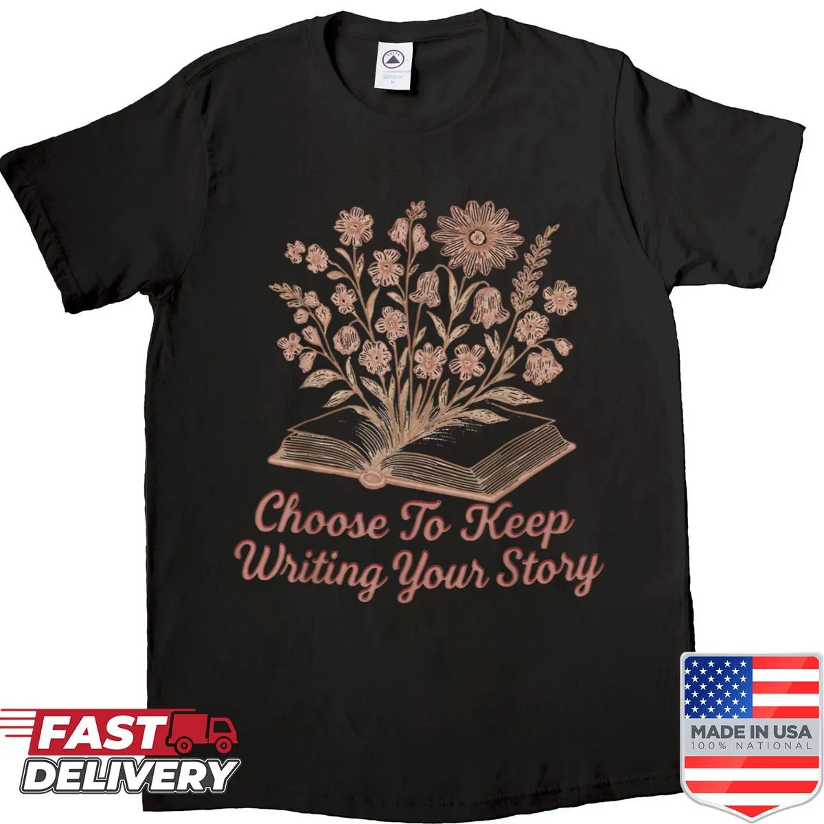 Inspirational shirt with a motivational life quote design