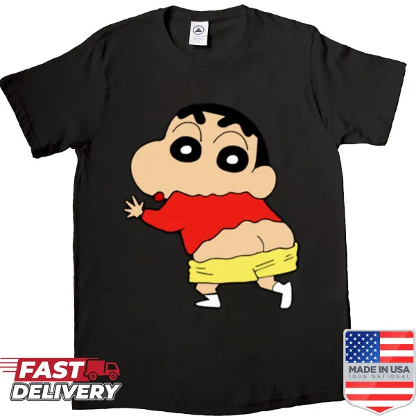 T-shirt featuring Crayon Shin-chan character design