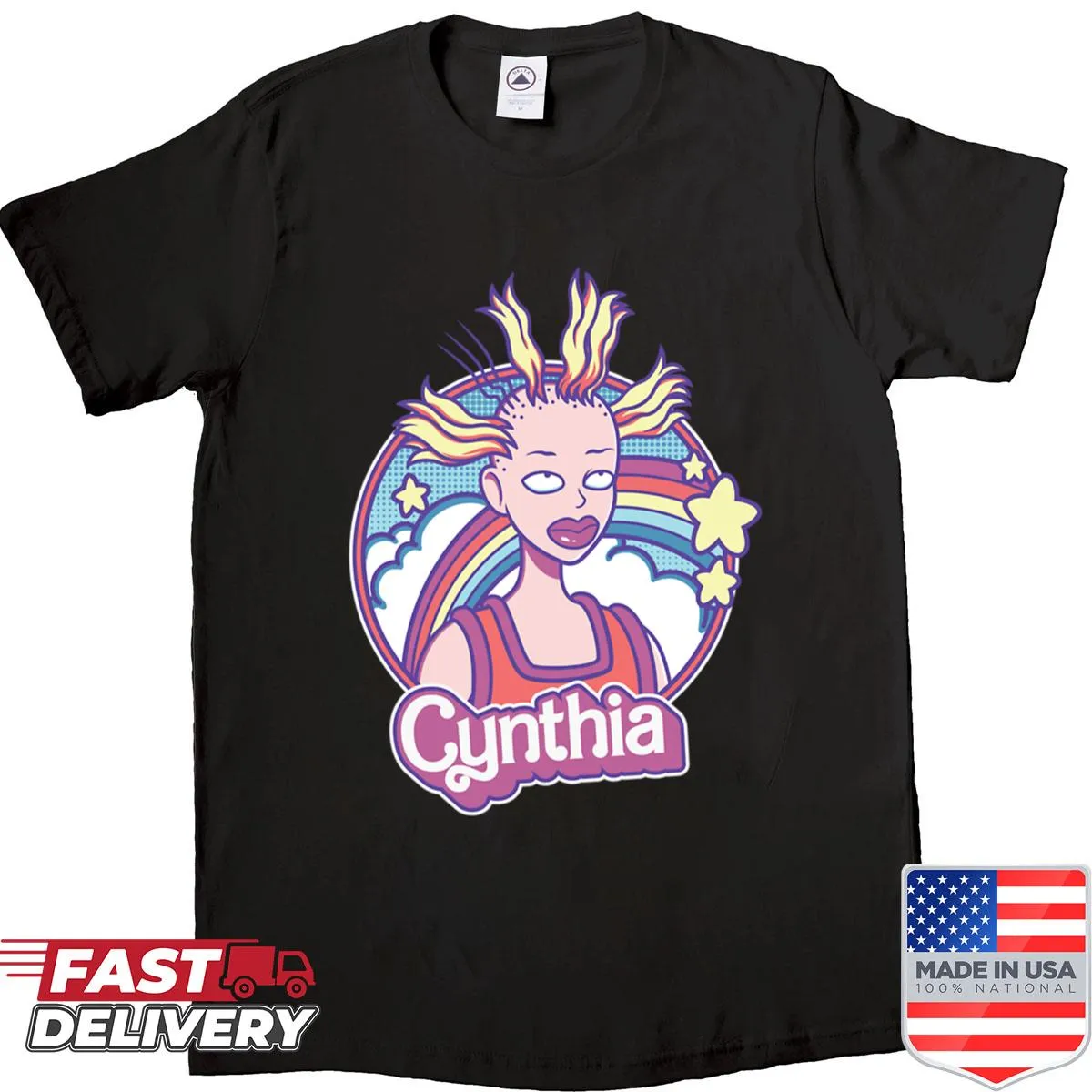 Cynthia Doll shirt featuring a playful illustration