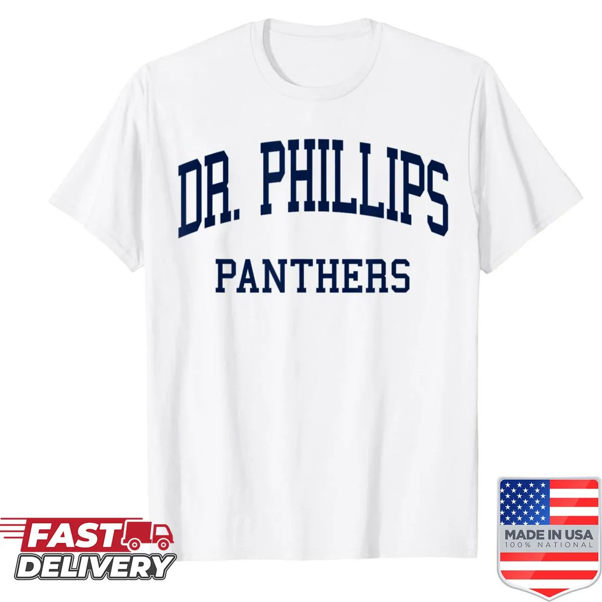 Retro Dr Phillips High School shirt with classic logo