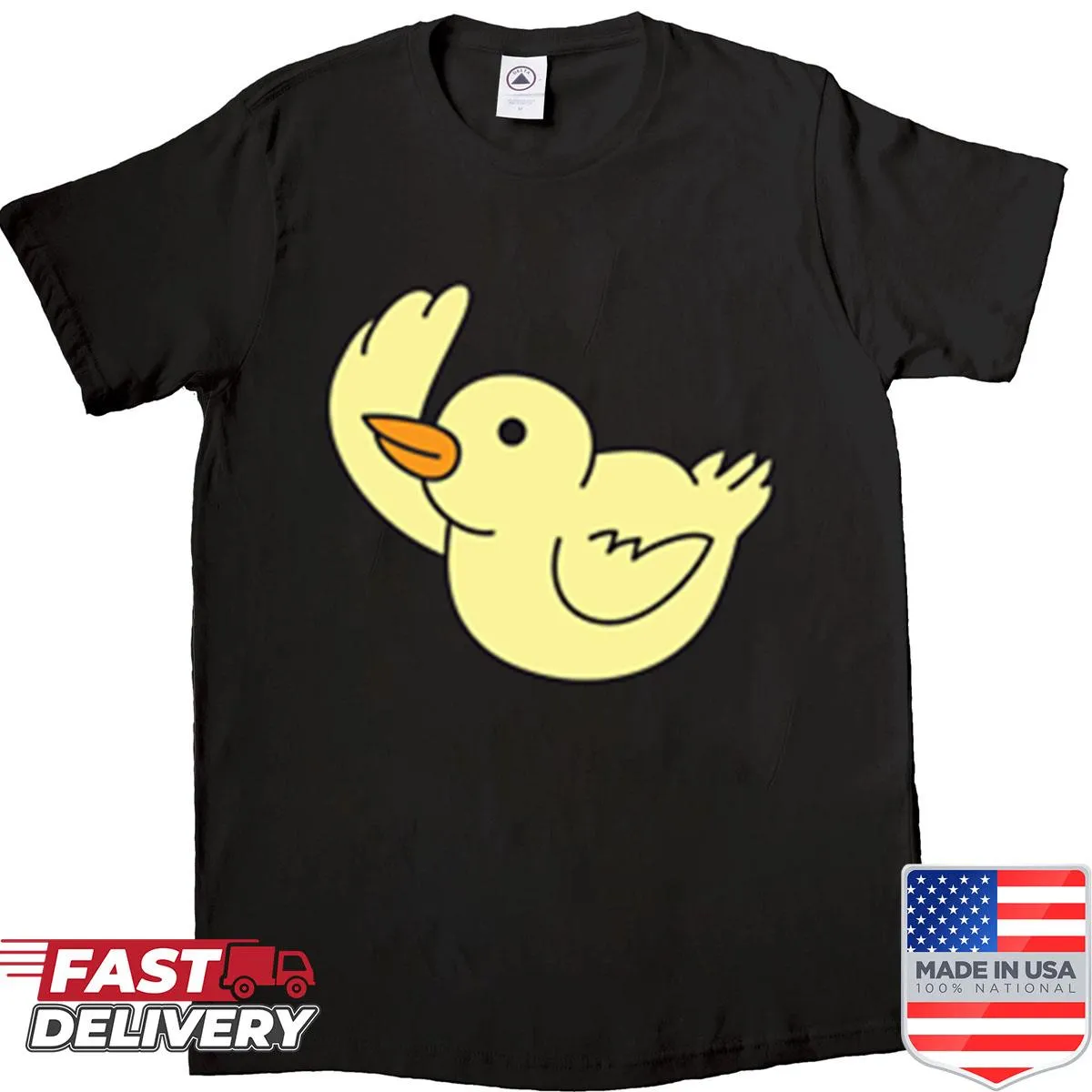 Playful shirt inspired by the Regular Show with a cartoon design