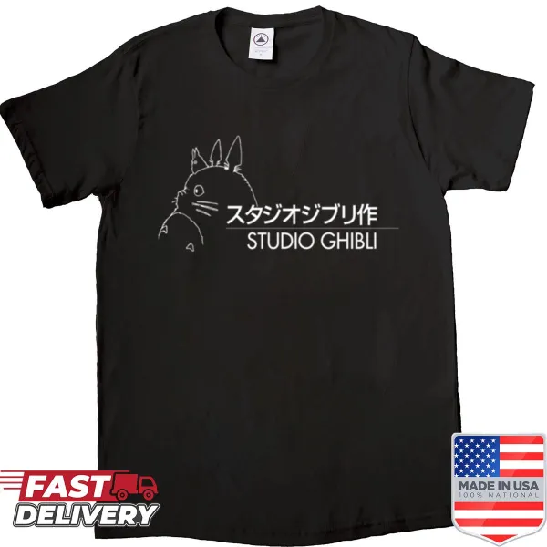 Bold typography shirt inspired by famous studios