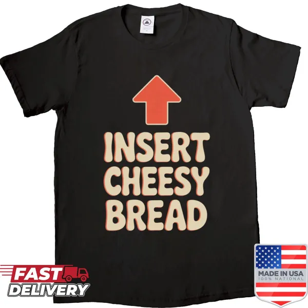 Charming shirt celebrating food with playful graphics
