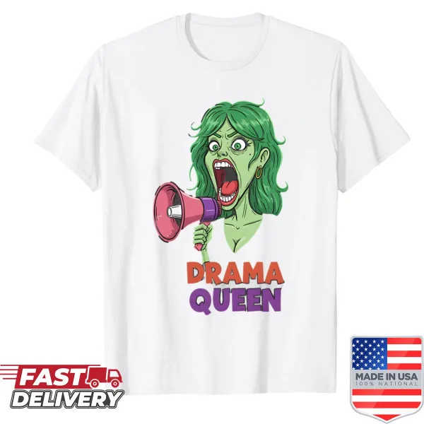 Funny Halloween shirt featuring a cartoon banshee design