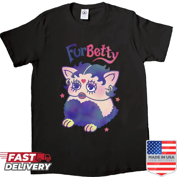 Bold Furbetty shirt with a unique fantasy illustration