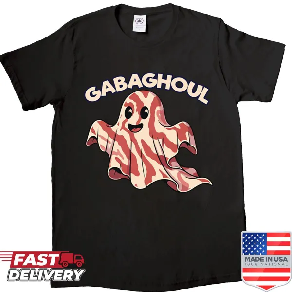 Funny shirt with a ghost labeled Gabaghoul for Halloween