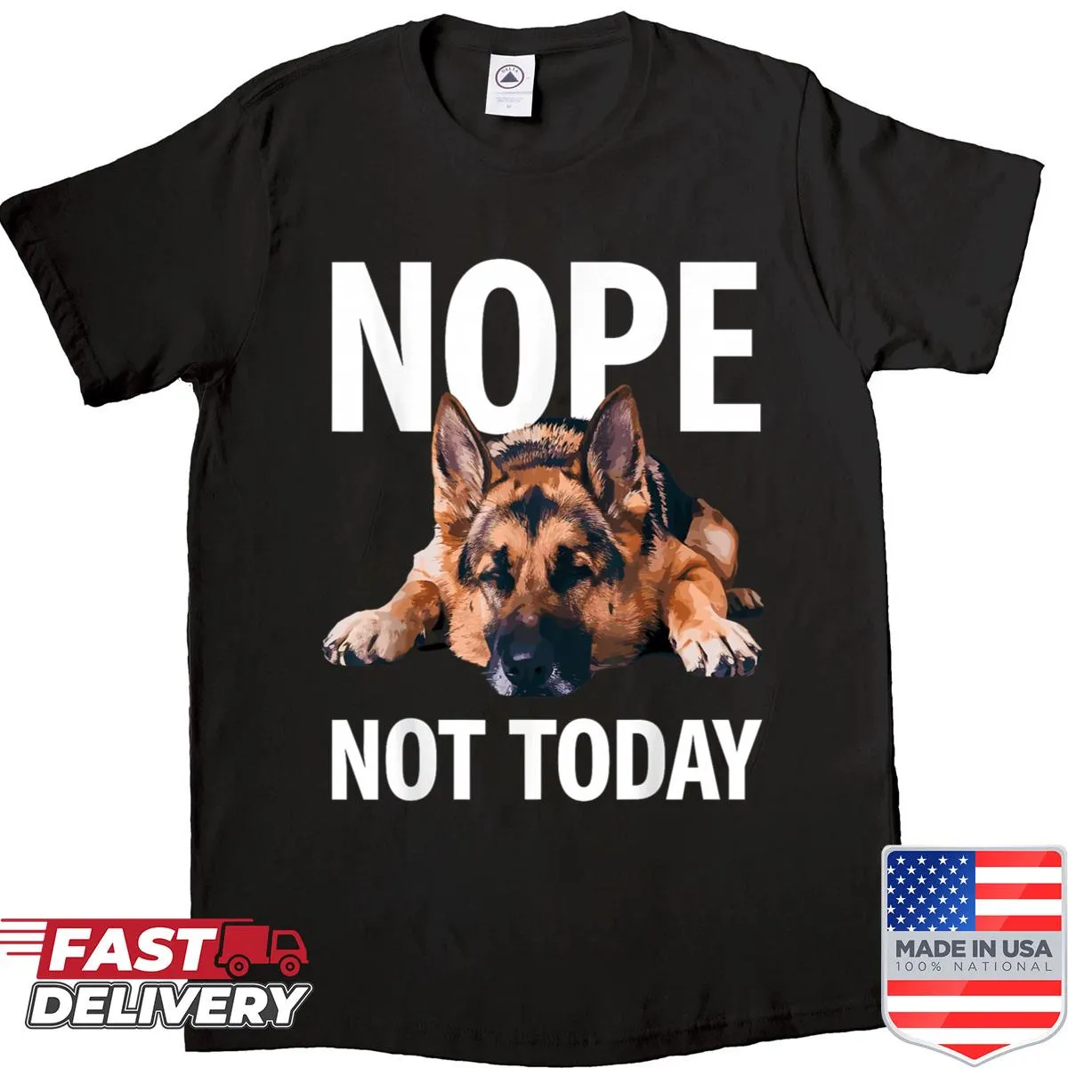 Illustrated German Shepherd dog lover shirt