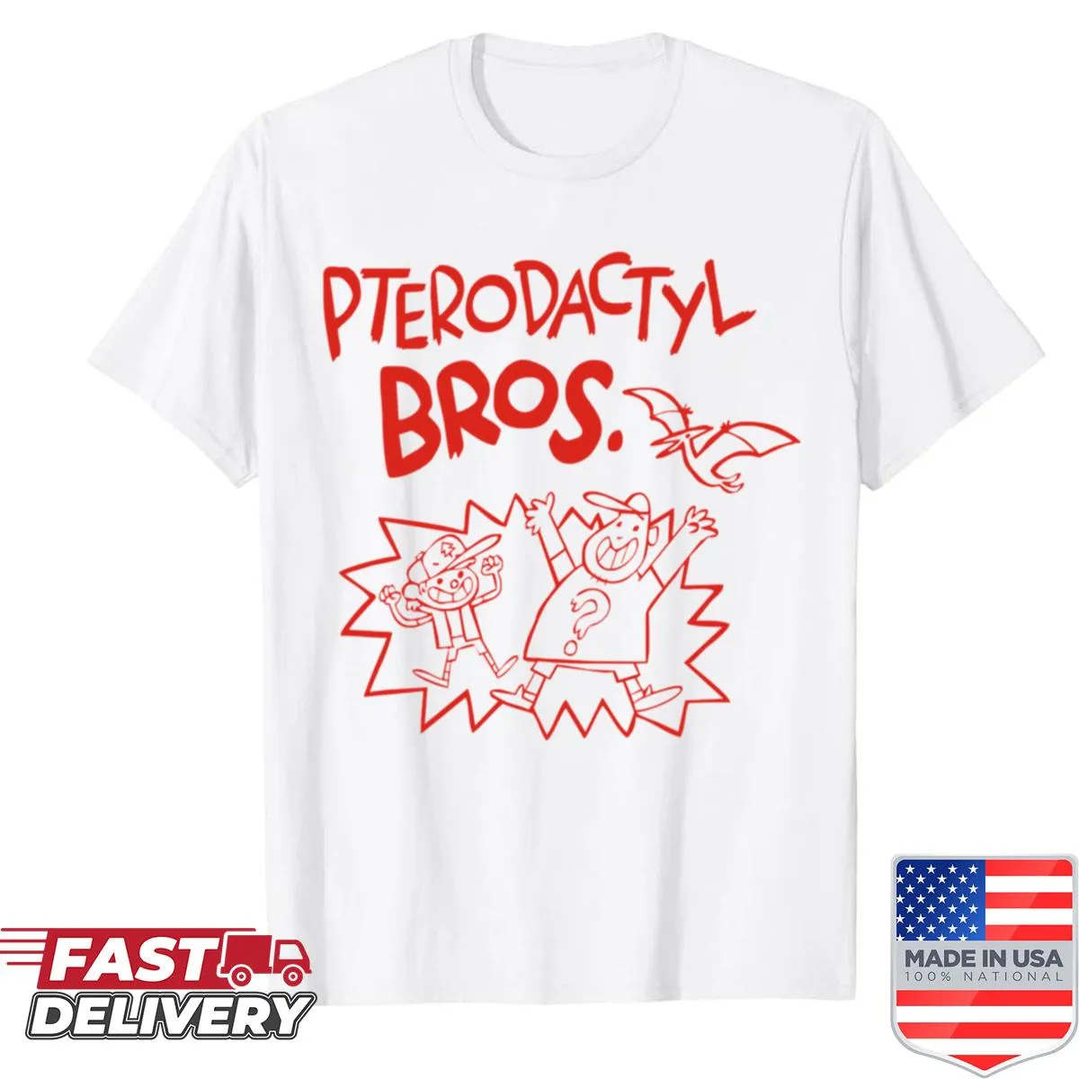Gravity Falls shirt featuring Pterodactyl Bros illustration
