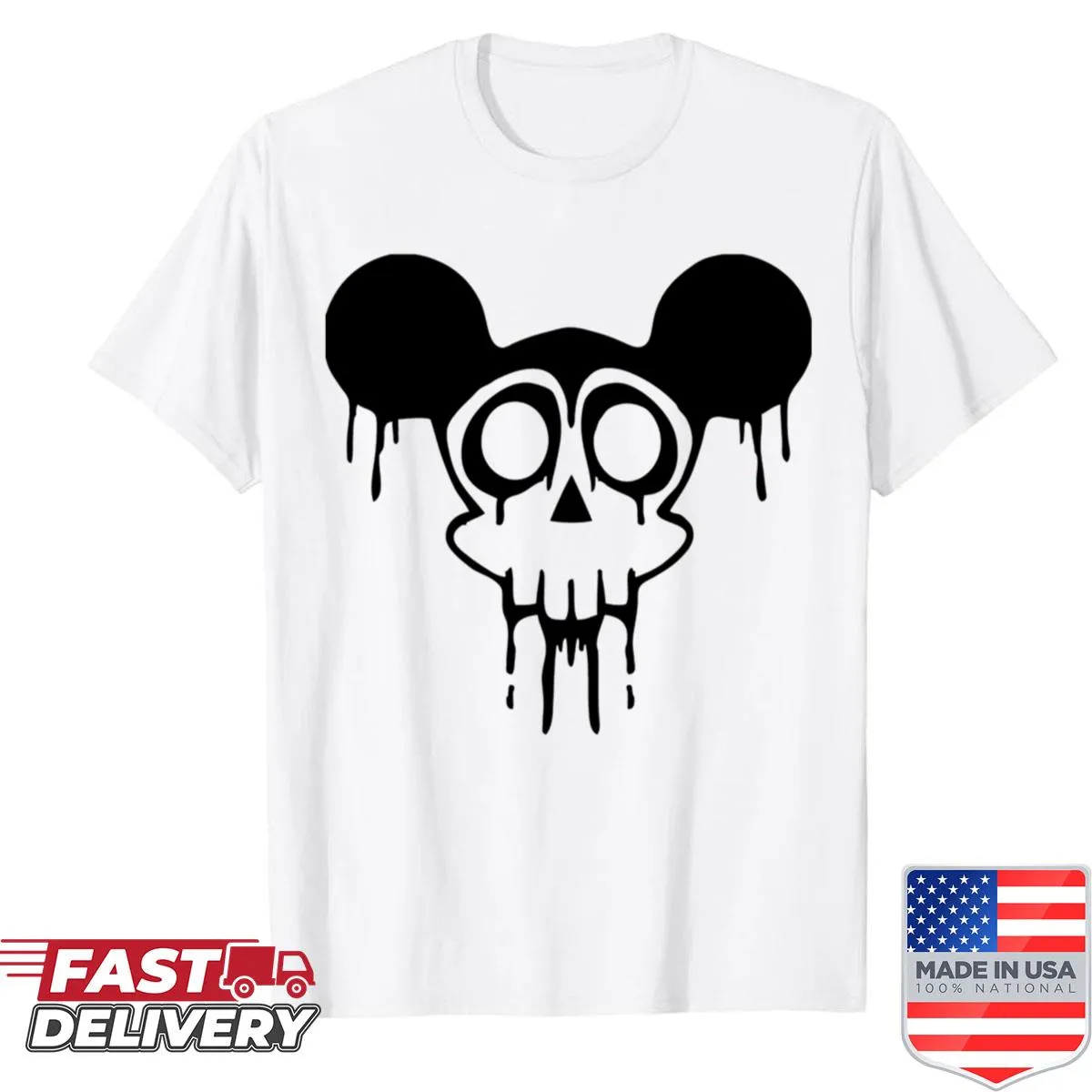 Whimsical cartoon panda graphic on a shirt
