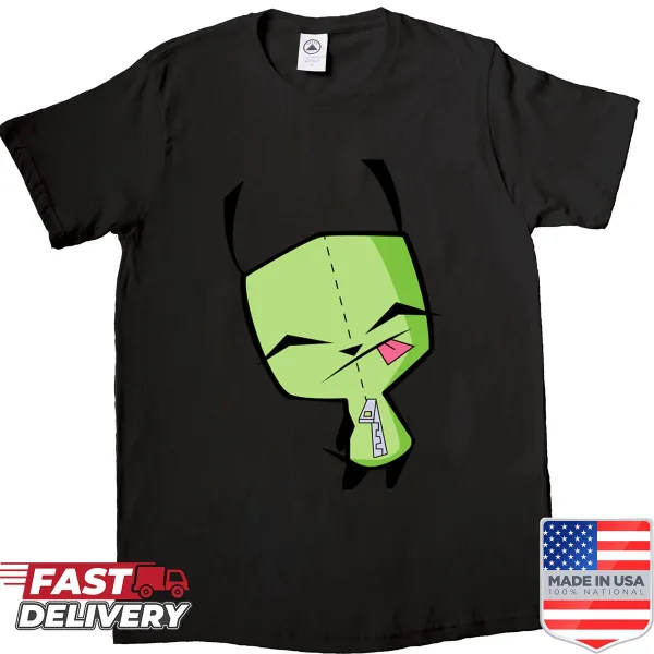 Shirt featuring Gir from Invader Zim in a playful design