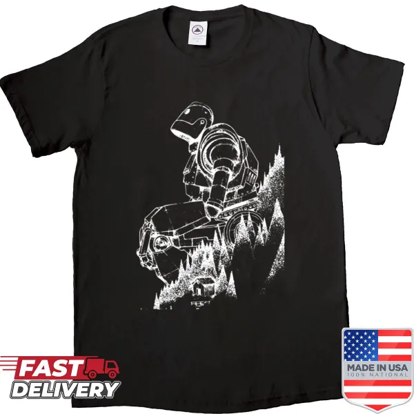 Shirt featuring nostalgic illustration of the Iron Giant