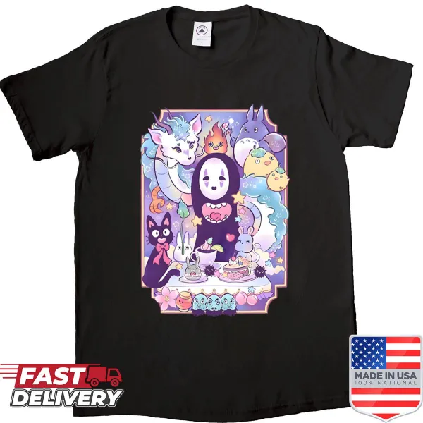 Kawaii shirt with cute monster design from anime