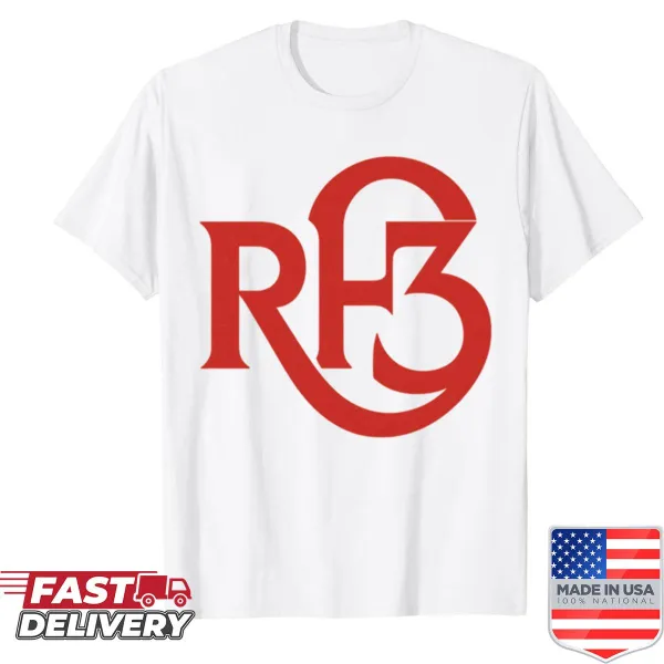 Bold RH3 logo shirt with centered graphic
