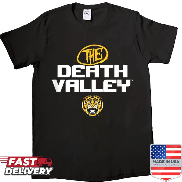 Illustration of LSU Tigers football shirt honoring Death Valley