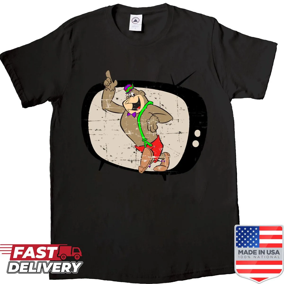 Retro Magilla Gorilla graphic on shirt