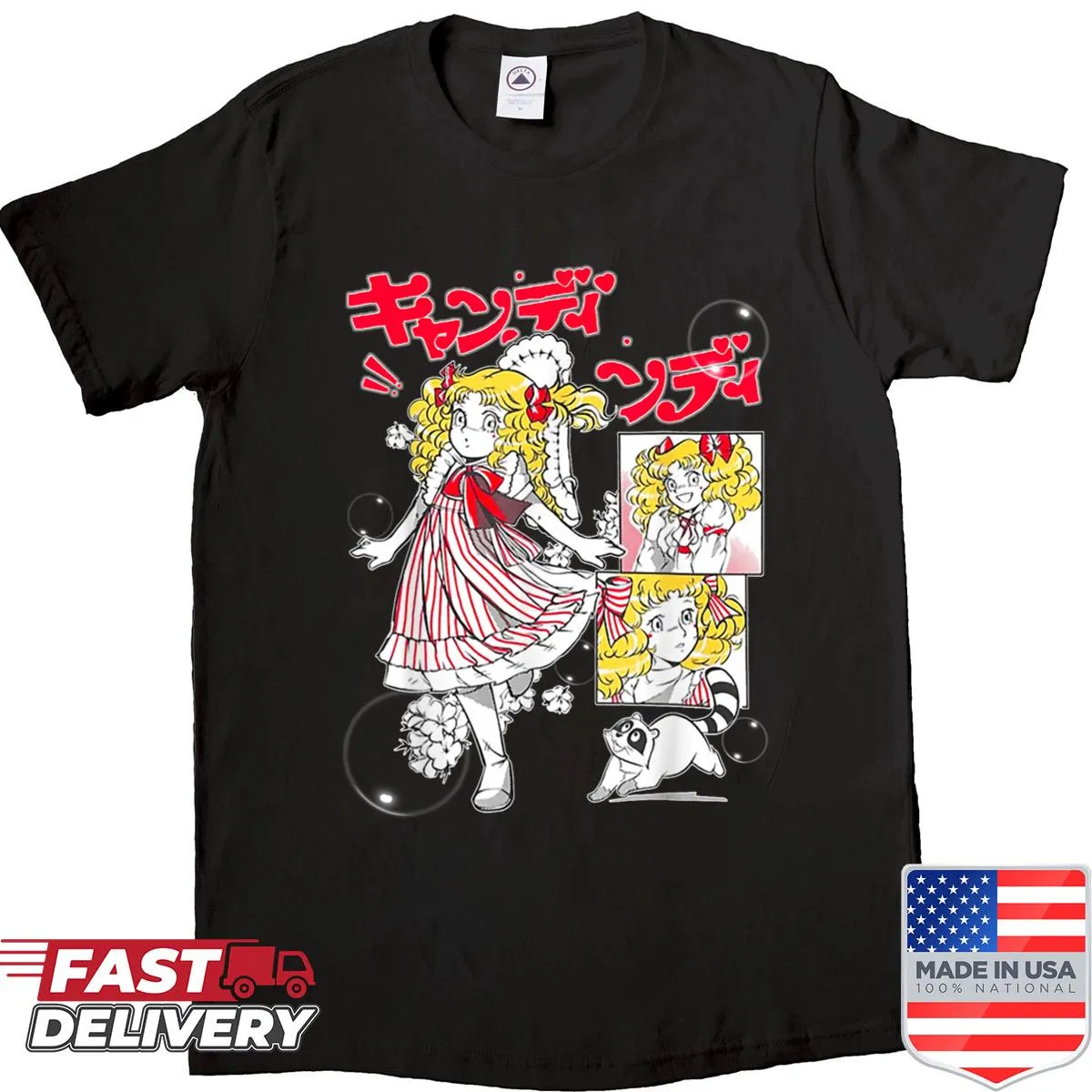 Retro Manga Cartoon shirt with nostalgic graphic