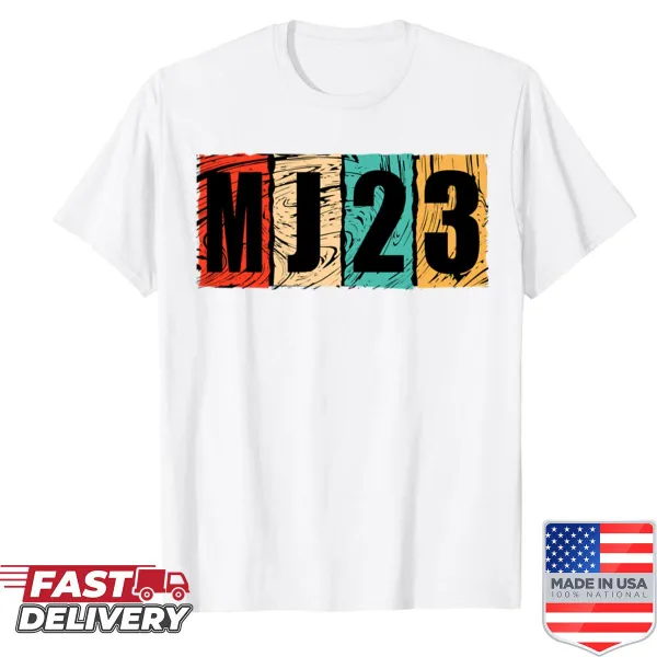 MJ23 design t-shirt honoring Michael Jordan.