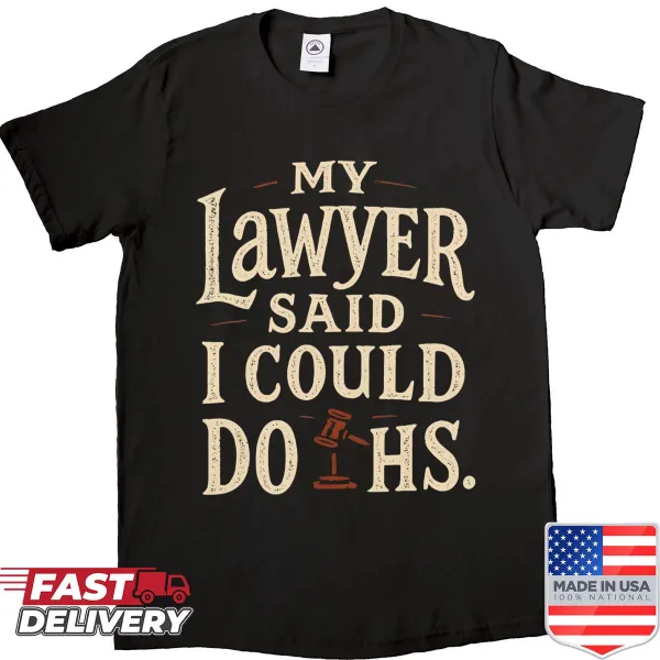 Funny divorce-themed shirt with humorous text