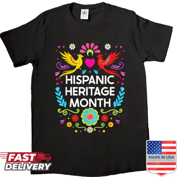Graphic tee celebrating National Hispanic Heritage Month