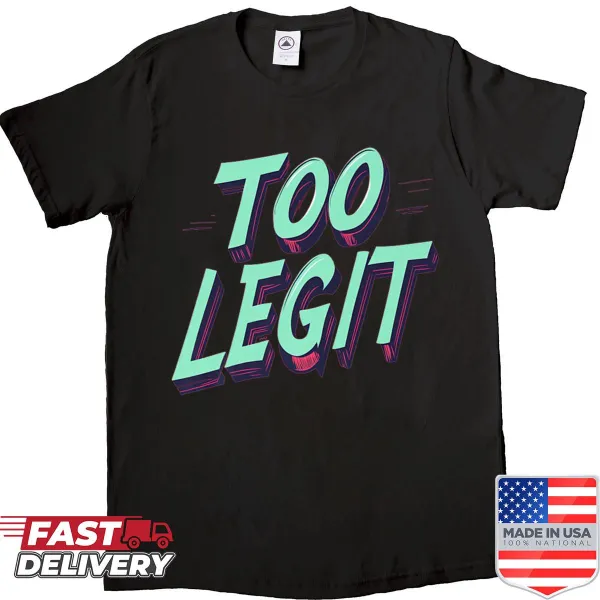 Playful typographic shirt with a cool statement.