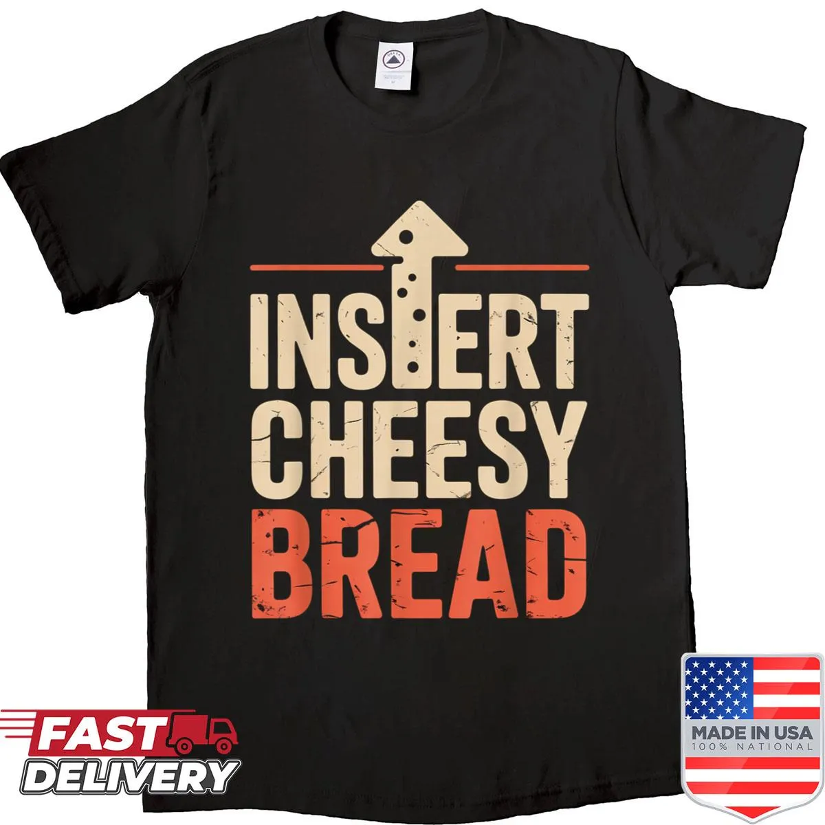 Foodie shirt with a pointing arrow graphic