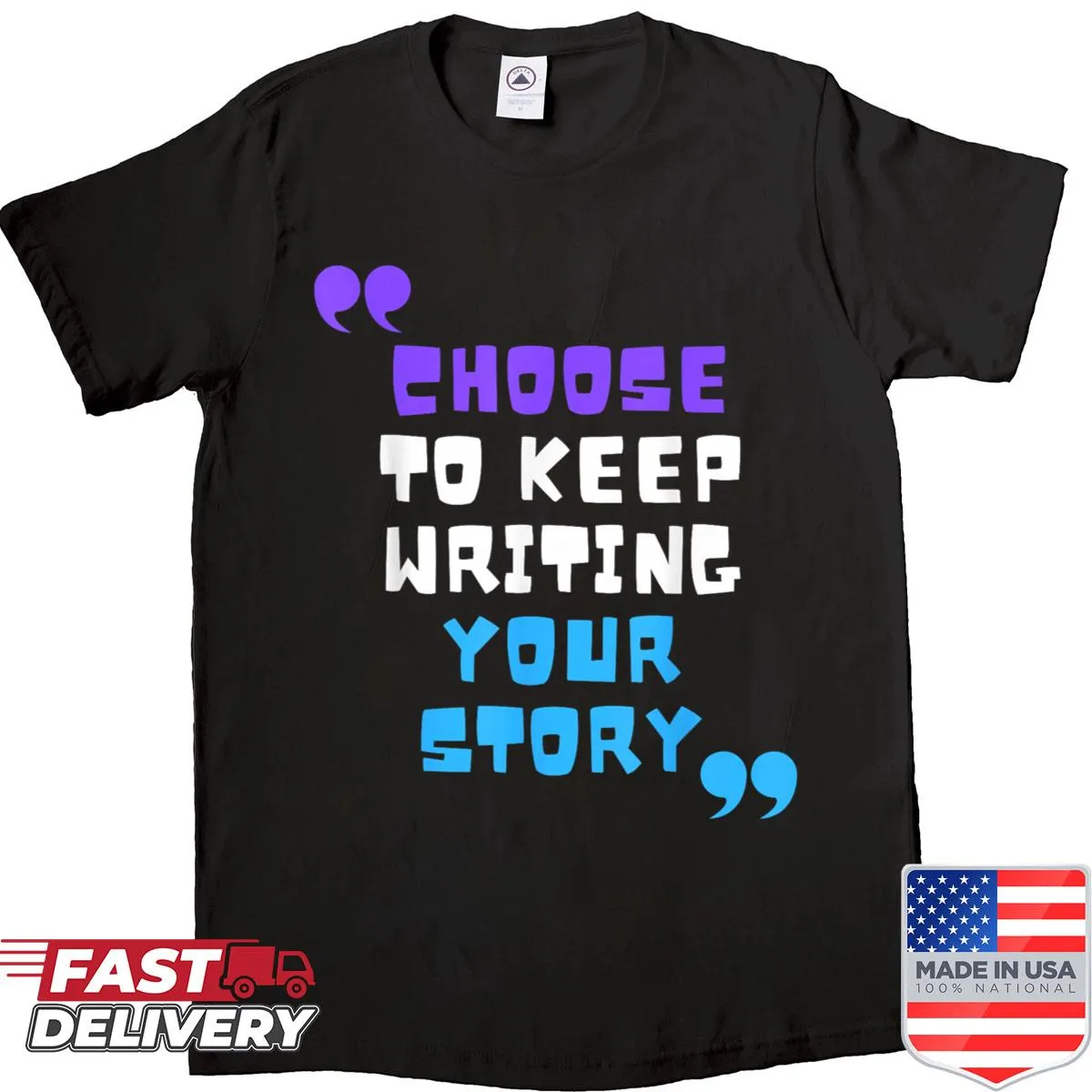 Inspirational T-shirt with positive messages for motivation