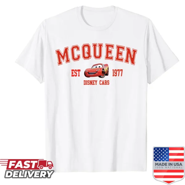Illustration of a fast racing red car on a shirt