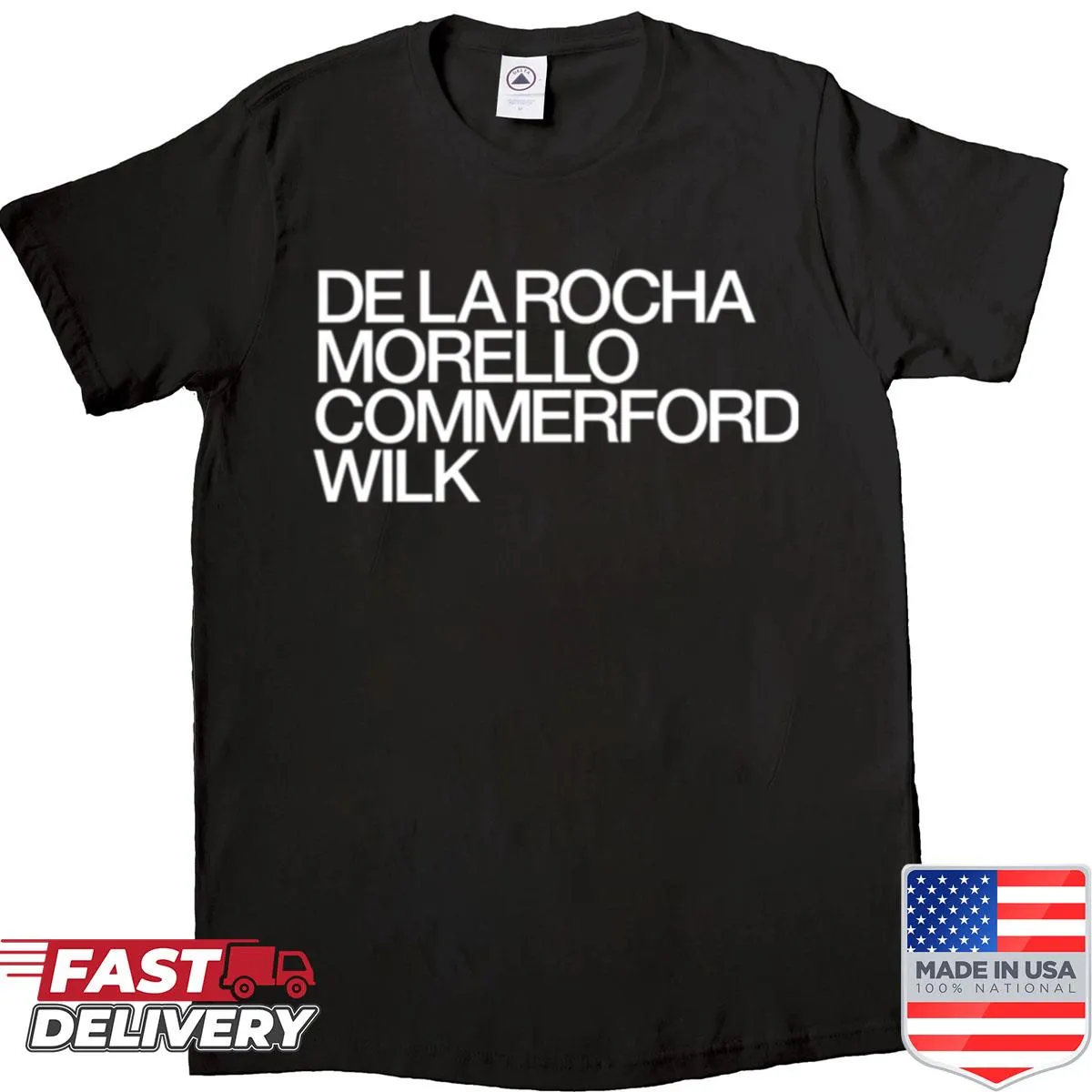 Rage Against The Machine shirt featuring iconic logo