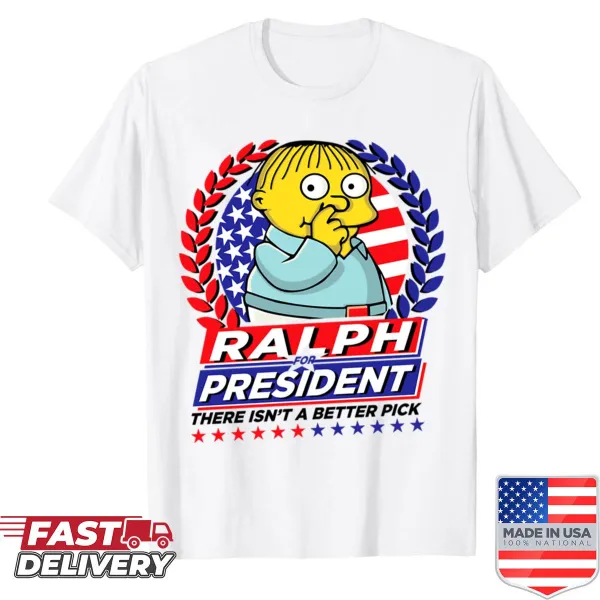 Funny T-shirt with Ralph For President text