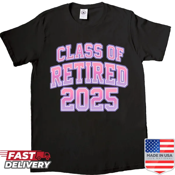 Cute preppy varsity style retired teacher shirt