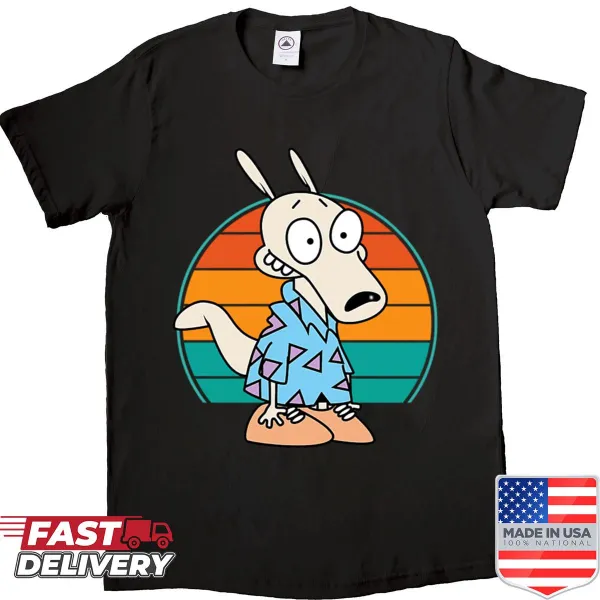 Rocko's Modern Life shirt with popular characters