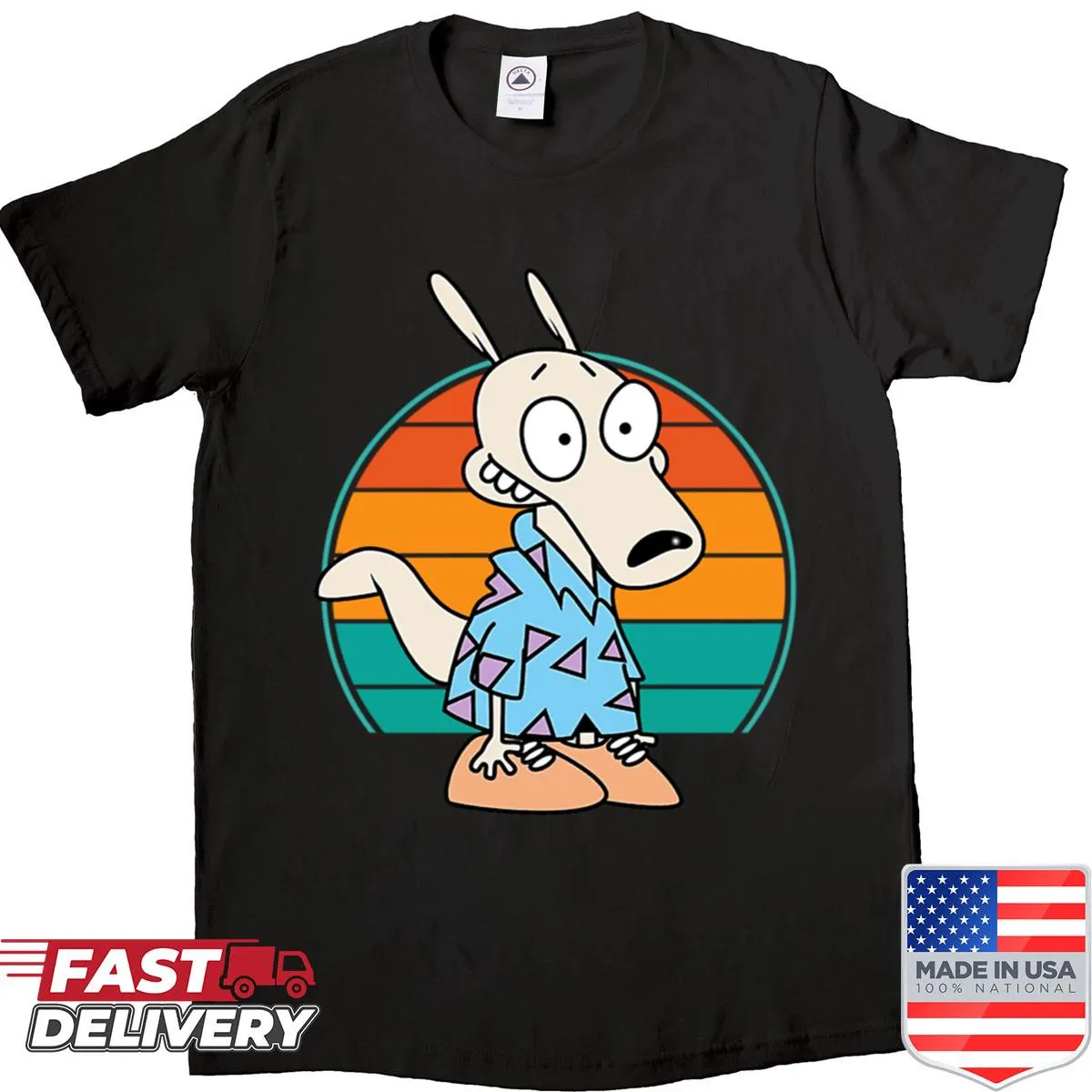 Rocko's Modern Life shirt with popular characters