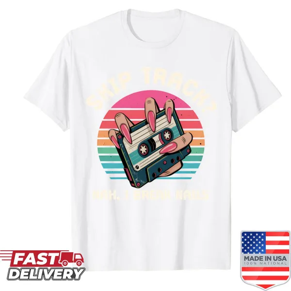 Funny music shirt featuring a cassette design with humorous text