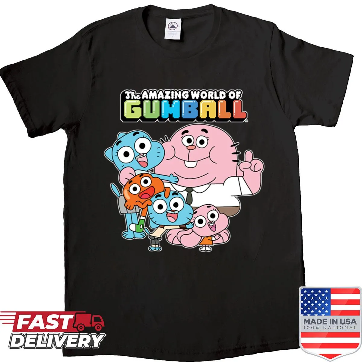 Shirt inspired by The Amazing World of Gumball cartoon
