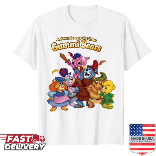 Shirt featuring characters from The Gummi Bears cartoon