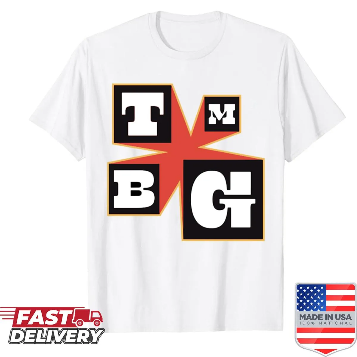 Retro band shirt featuring They Might Be Giants graphic.