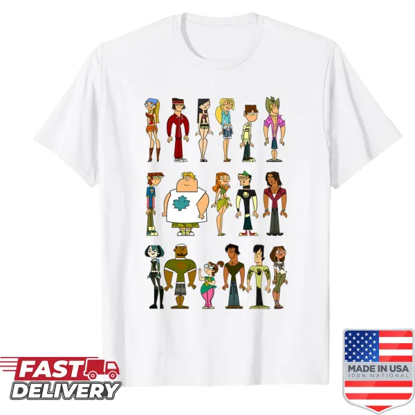 Total Drama animated series graphic T-shirt