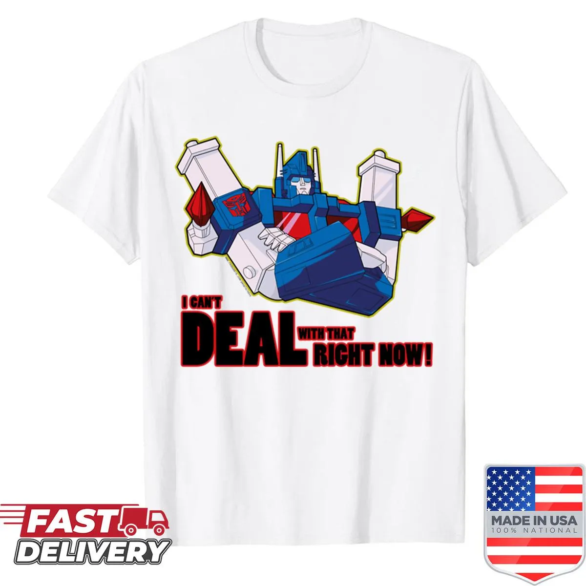 T-shirt featuring the phrase 'Ultra Magnus - Deal With That 2' in bold typography