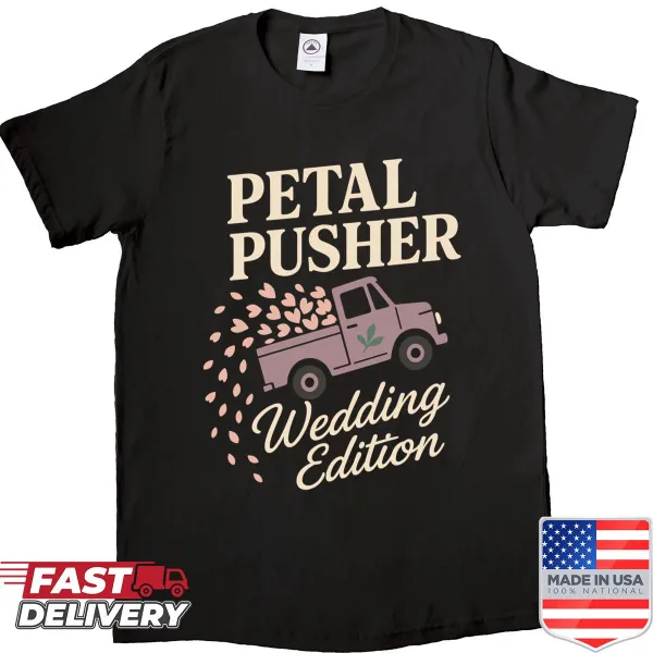 Floral designer shirt with bouquet illustration