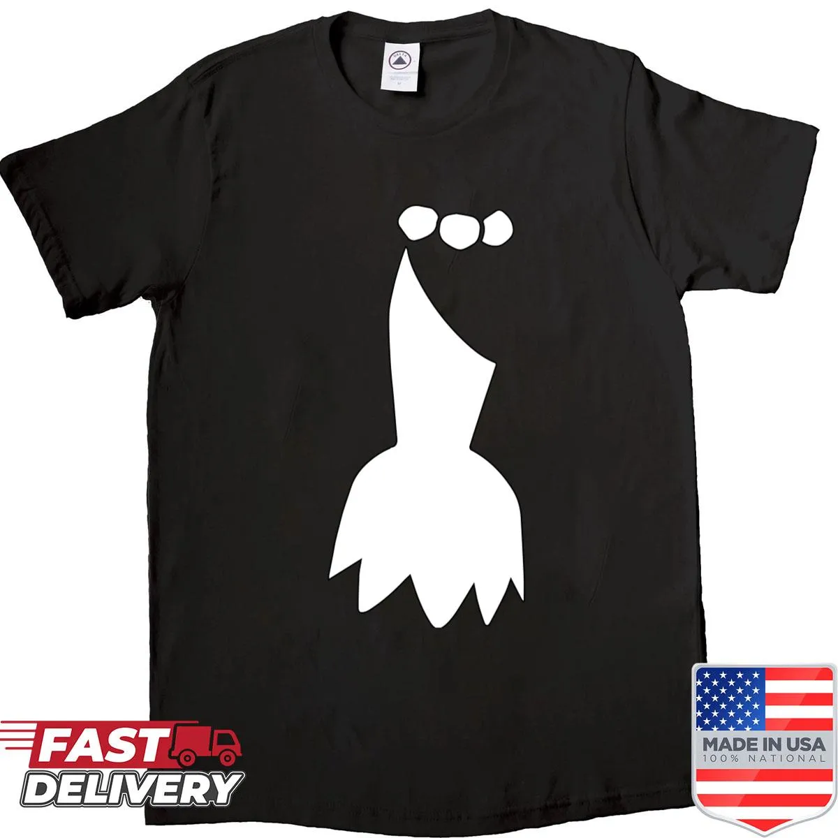 Cartoon costume shirt design inspired by Wilma Flintstone