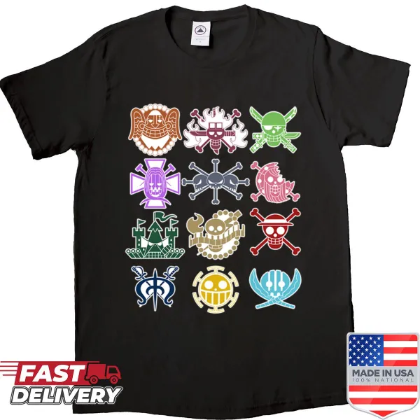 Jolly Roger symbol design for Worst Generation T-shirt