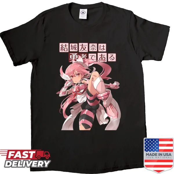 Shirt featuring an illustration of Yuna Yuki from a fantasy series