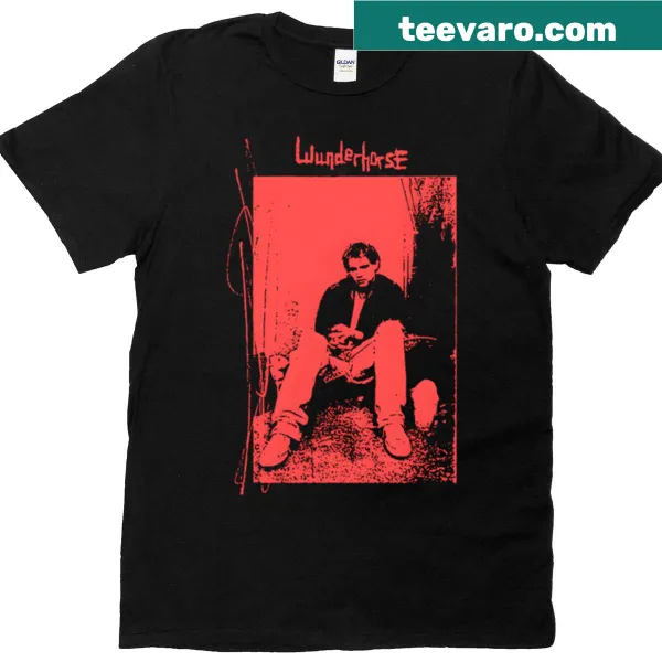 Silhouette T-shirt featuring a man with a horse in an antique style